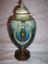 ~RARE~ Antique Art Nouveau Royal Bonn Large Lidded Jar/Urn c1890-1910