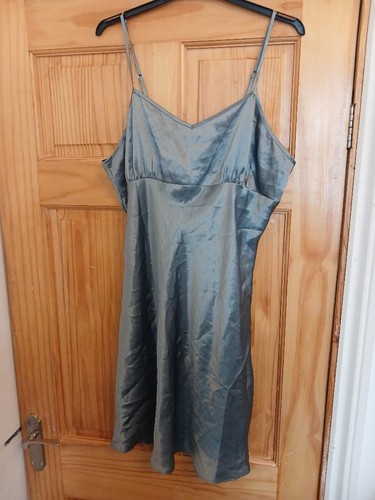 Ladies silky green nightshirt