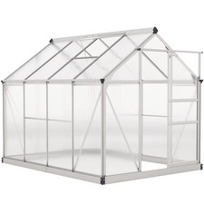 Outsunny 6x8ft walk - 6x8ft, walk-in