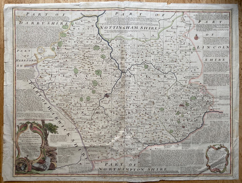 1756 antique large - antique, map