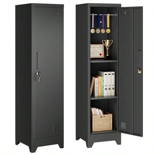 Lockable steel storage - storage, cabinet