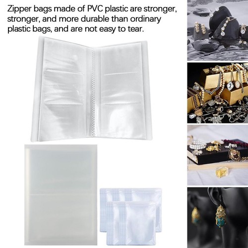 Portable pvc earring organizer - portable,