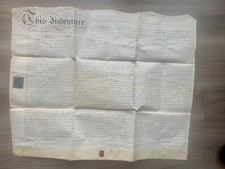 Saint Leonard Shoreditch Middlesex Vellum Indenture  1816 Holmes to Beesles