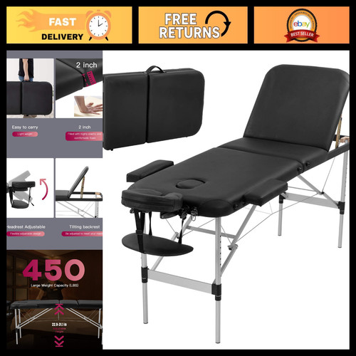 Portable aluminium massage - aluminium,