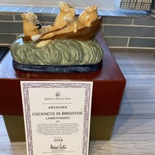 Rare! Royal Doulton Lambethware Cockney's in Brighton - Ltd 68/150 Prestige Box!