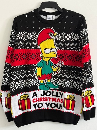 Bart simpson christmas jumper - simpson,