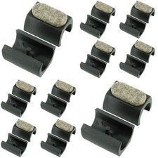 Saddle Chair Glides - Felt Floor Protectors - Wire Framed Chairs - German Made