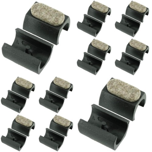 Saddle chair glides - -, felt