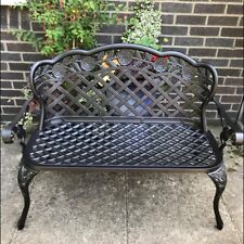 2 Seater Metal Garden Bench