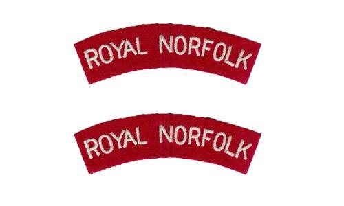British army royal norfolk - army,