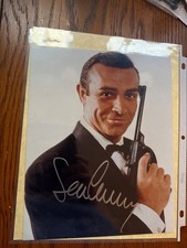 Sean Connery Signed 8x10 Photo – Sean Connery Autograph COA
