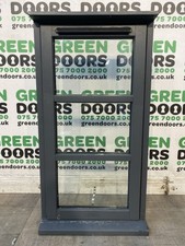 TOPHUNG SMALL CASEMENT WINDOW HERITAGE WOODEN EXTERNAL EXTERIOR GREY OAK