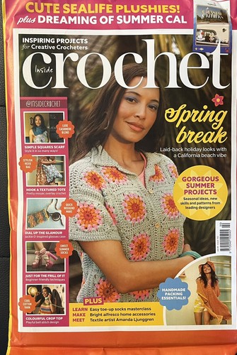 Inside crochet magazine issue - magazine,