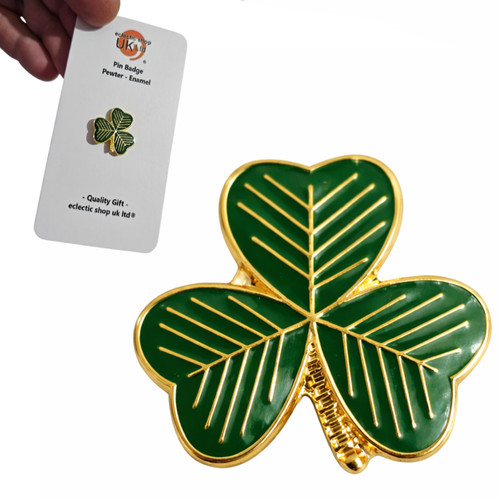 Irish shamrock pin - irish,