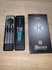 Harrows NX Elite 90% Tungsten Steel Tip Darts, Supergrip Shafts, 26g Vgc Boxed