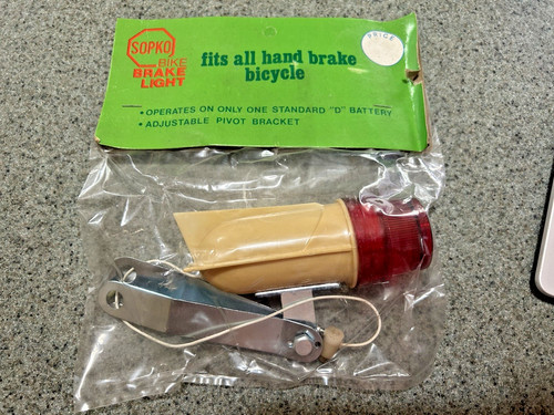 Vintage bicycle light unopened - vintage,