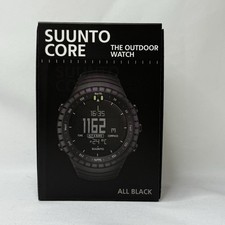 SUUNTO Core All Black Military Men's Outdoor Sports Watch SS014279010 w/ Box NEW