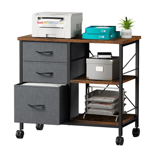Rolling file cabinet with - rolling,
