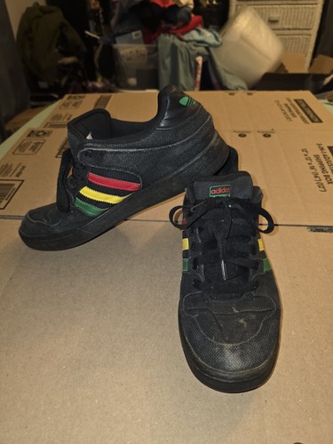 Adidas hemp rasta black shoes - black,