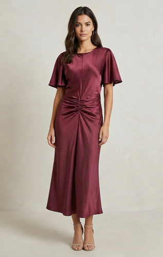 River island satin - river, maxi