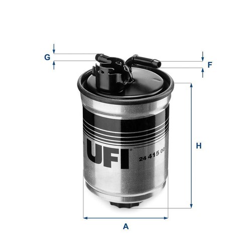 Ufi fuel filter - filter, 133mm