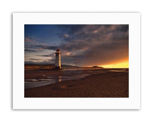 Landscape lighthouse talacre - lighthouse,