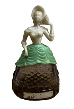 Vintage J Grossmith Crinoline Lady Perfume Bottle, Cottage Lavender (With Scent)