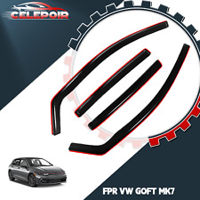 4PCS Wind Deflectors Rain Guard For VW GOLF 7 mk7 5 DOOR HATCHBACK 2012-2020 UK