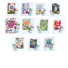 1-100 kids mini A6 colouring book with set of 4 colouring pencils loot/party bag