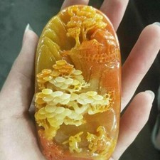 Chinese Antique Huanglong Jade