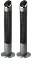 2 x Bionaire Tower BT90R Fans with one REMOTE (FAULTY)