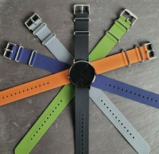 Single Pass Silicone Watch Strap | Scandinavian Minimalist Style Band