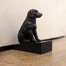 Labrador Resin Dog Wooden Base