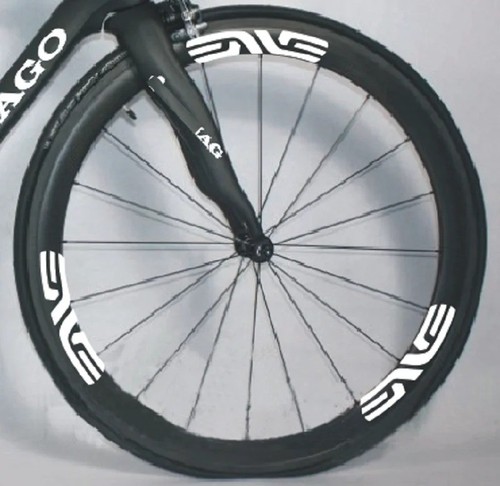 12x white road bike wheel - 12x,