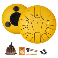6" Steel Tongue Drum 11-Note