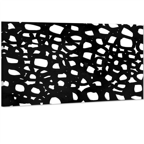 Abstract black and white - black,