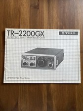 TR-2200GX 2 Meter Fm  Transceiver - TRIO - Instruction Manual - KP243