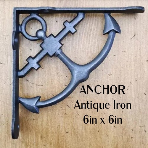 Cast iron shelf brackets many - shelf,