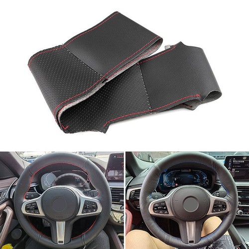 Leather steering wheel - leather,