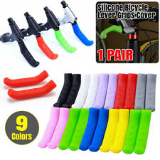 Mountain Bike MTB BMX Bicycle Soft Brake Fixed Pair Lever Grips Protectors Cover