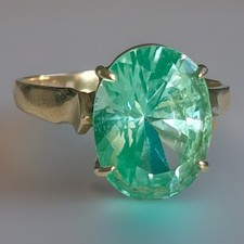 9ct Gold 5.00ct Prasiolite
