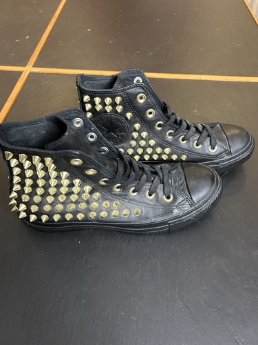 Converse black with - black, gold