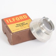 VINTAGE ILFORD METAL LENS HOOD