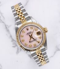 Rolex Datejust Ladies 26mm with Pink MOP Diamond Dial – BOX & PAPERS