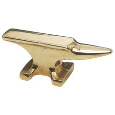 Solid Brass Paperweight Farrier Anvil