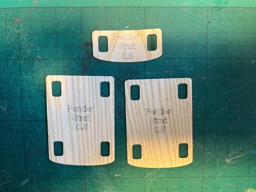 Ash veneer fender - ash,