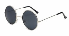 Men's Retro Mini Round Metal Alloy Vintage Tinted UV400 Reading Glass +1.0~+4.0