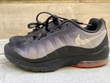 Youth Nike Air Max Invigor Trainers Sports Running Wolf Grey Black Size 5 38