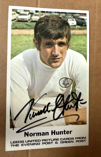 Norman hunter leeds - hunter, united