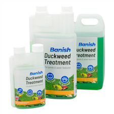 BANISH DUCKWEED POND WATER TREATMENT WEED CONTROL GREEN BUSTER FISH CLEAR ALGAE